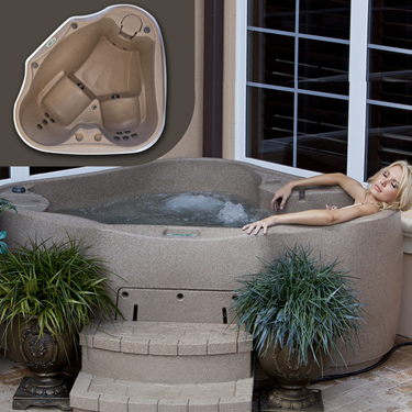 Corner Hot Tub