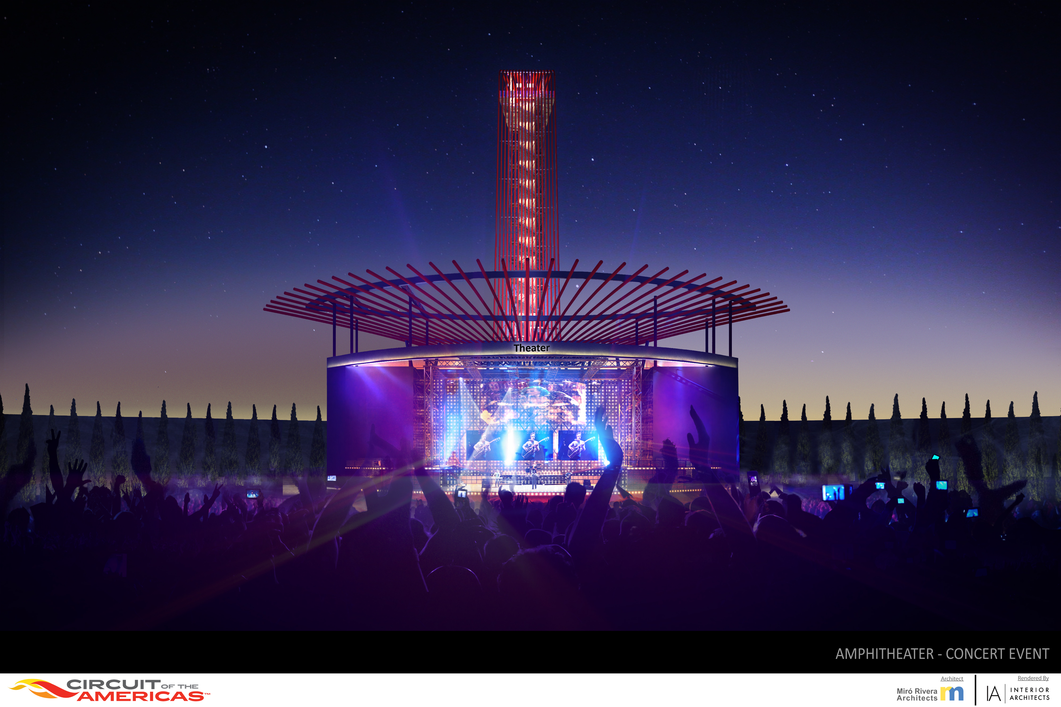 The Tower Amphitheather at Circuit of The Americas