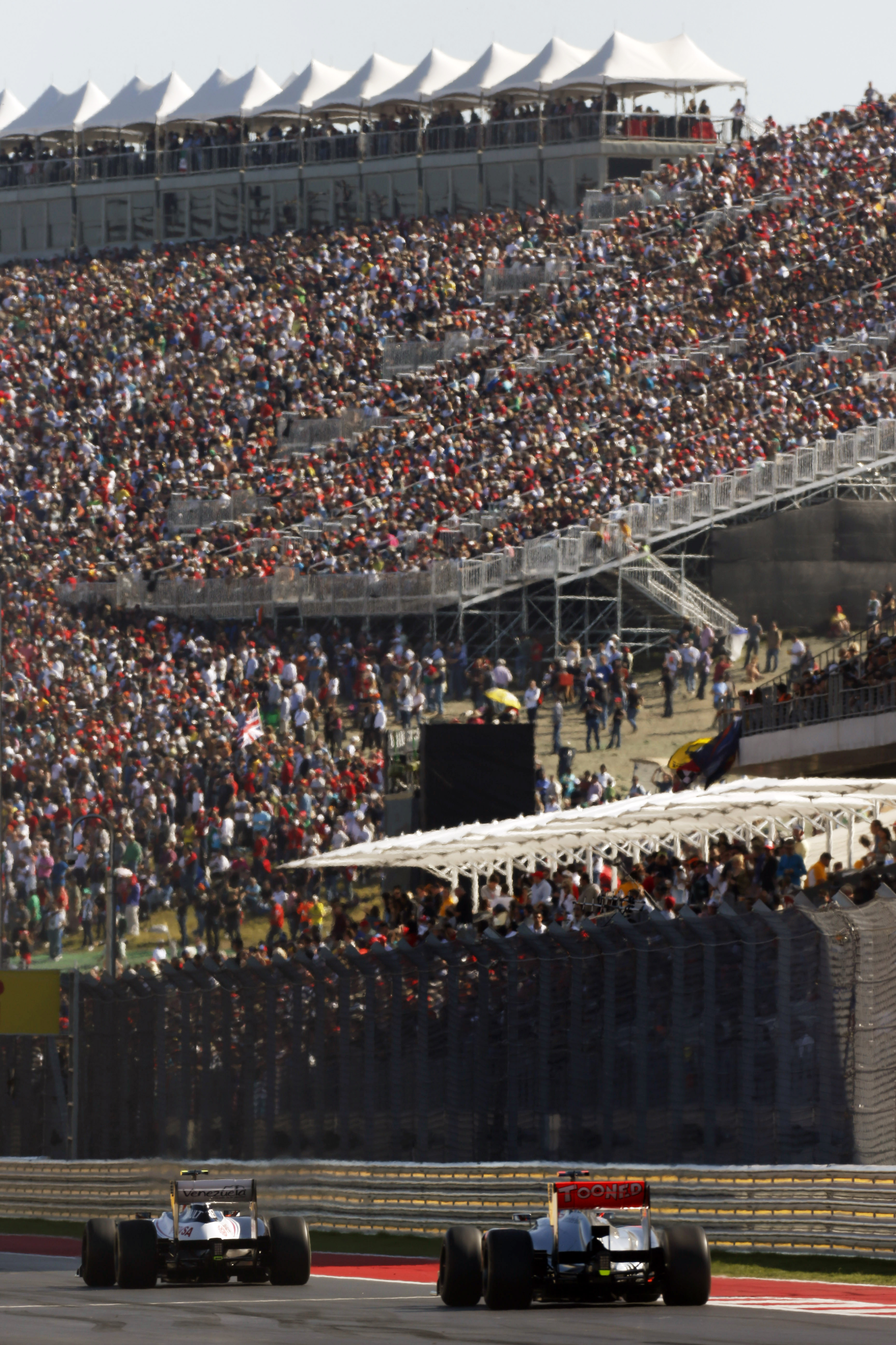 Fans at F1 USGP in Austin, Texas