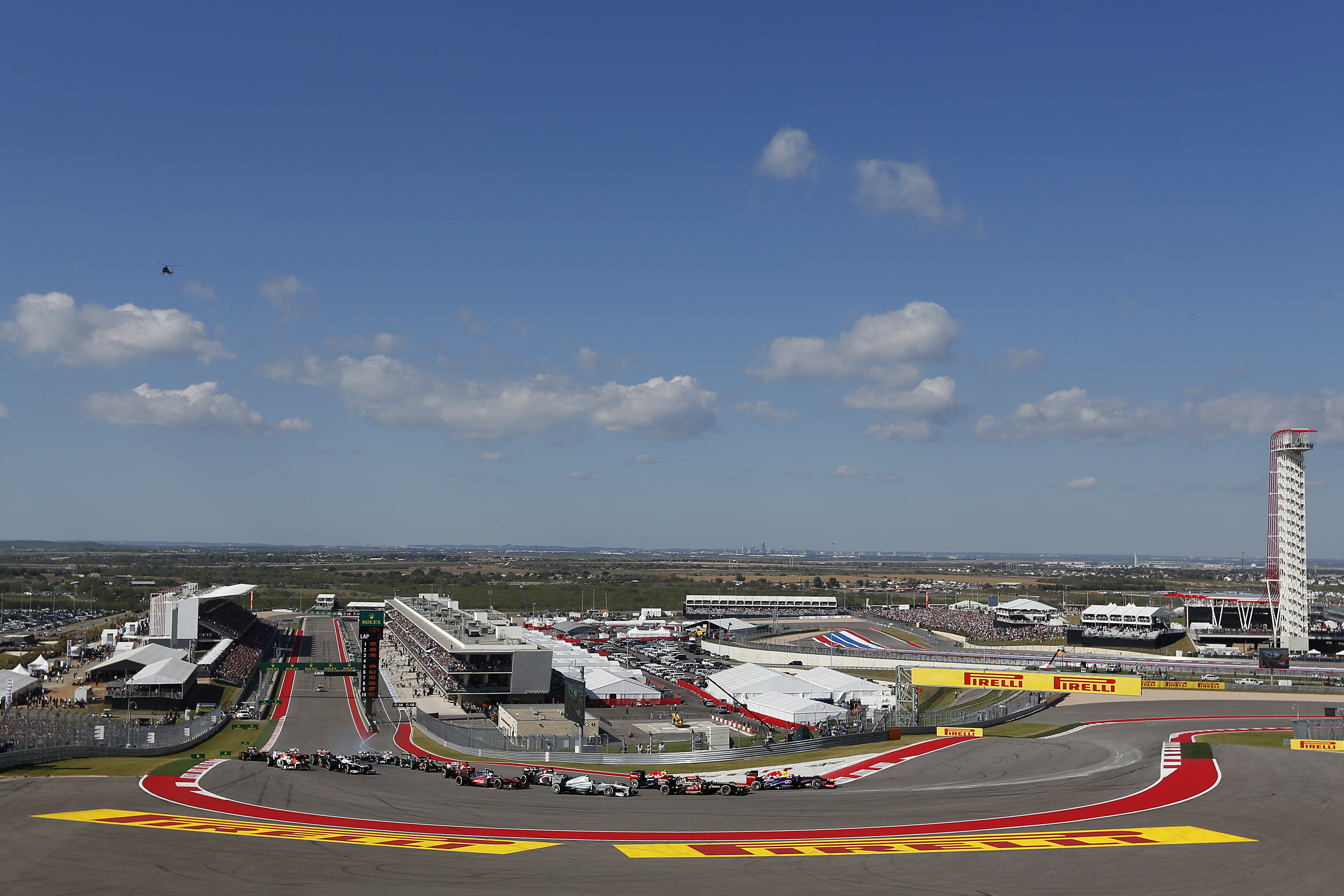 2013 F1 USGP race start