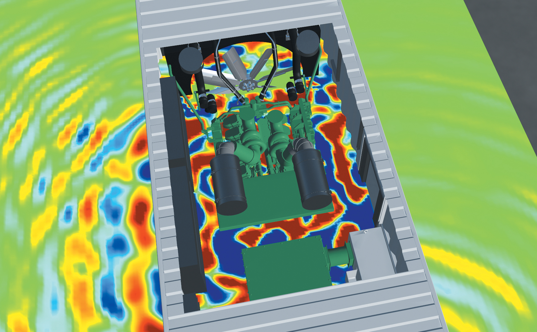 Multiquip Power Generator Acoustic Simulation