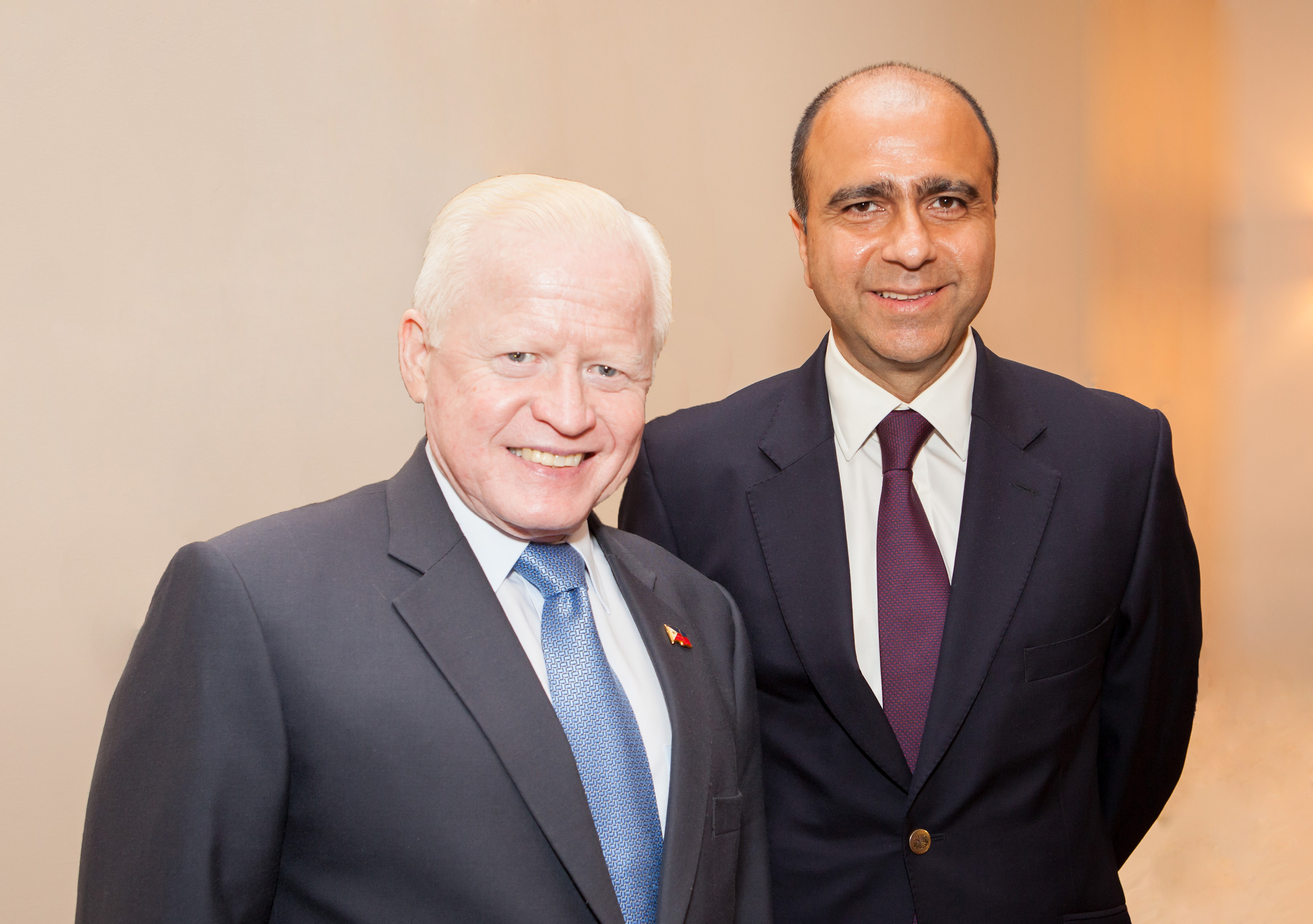 28 Aug 14 Ambassador Cuisia and TRANSFAST CEO Samish Kumar