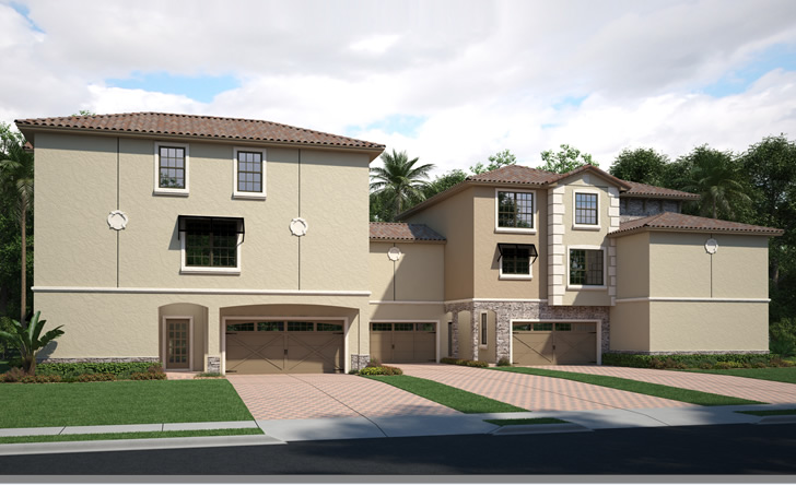 Lennar Ashbury Model at The Golf Villas at the Vistas