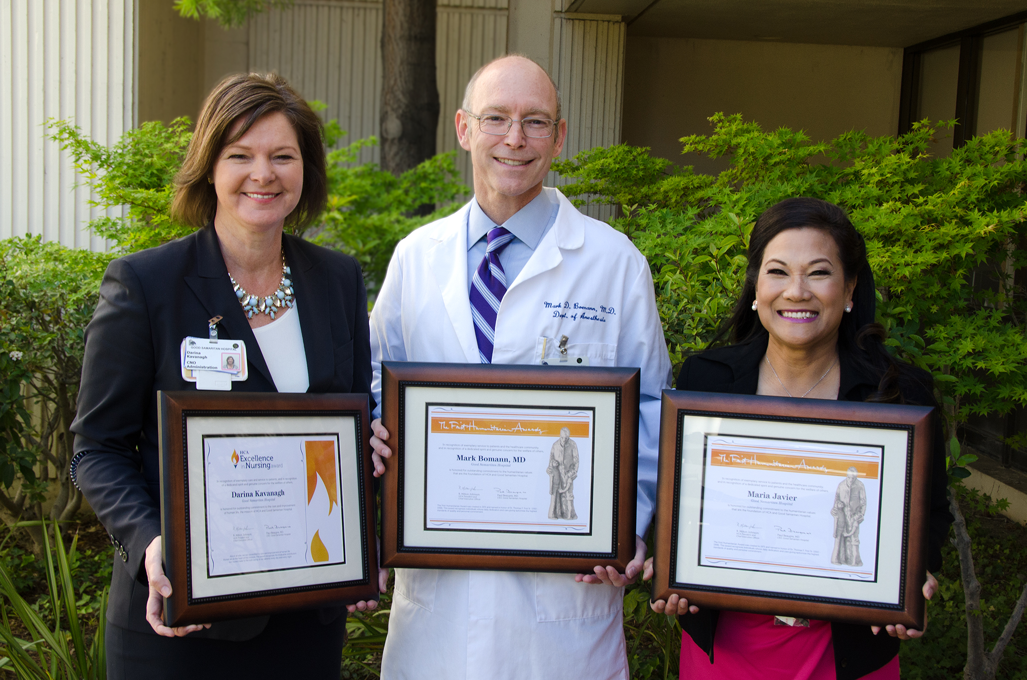 Good Samaritan Hospital 2014 HCA Award Winners