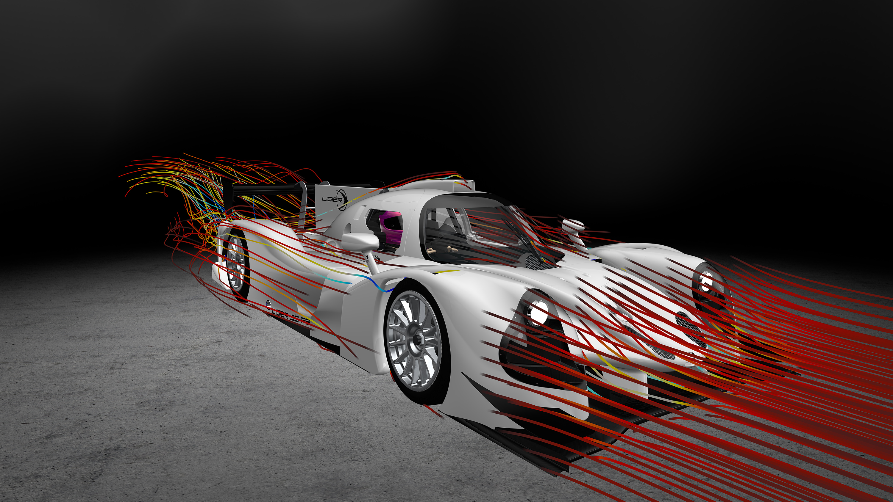 Oak Racing Le Mans Ligier JS P3: Optimized with Exa PowerFLOW