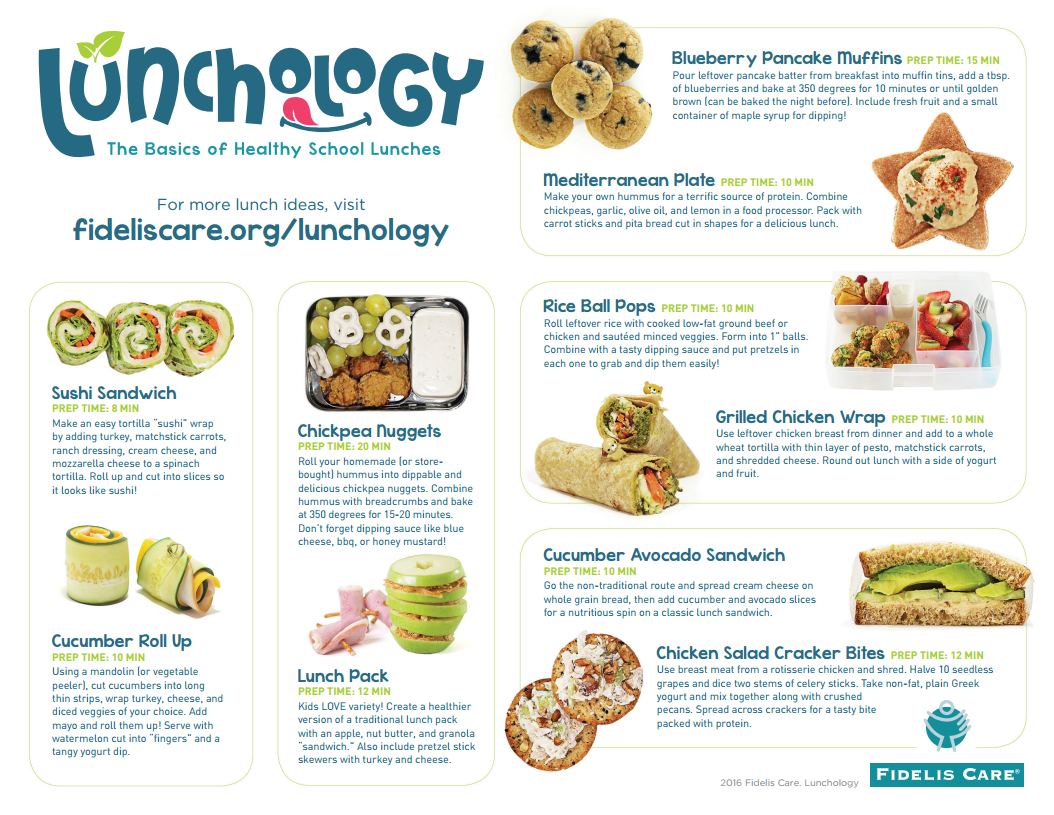 Lunchology Menu