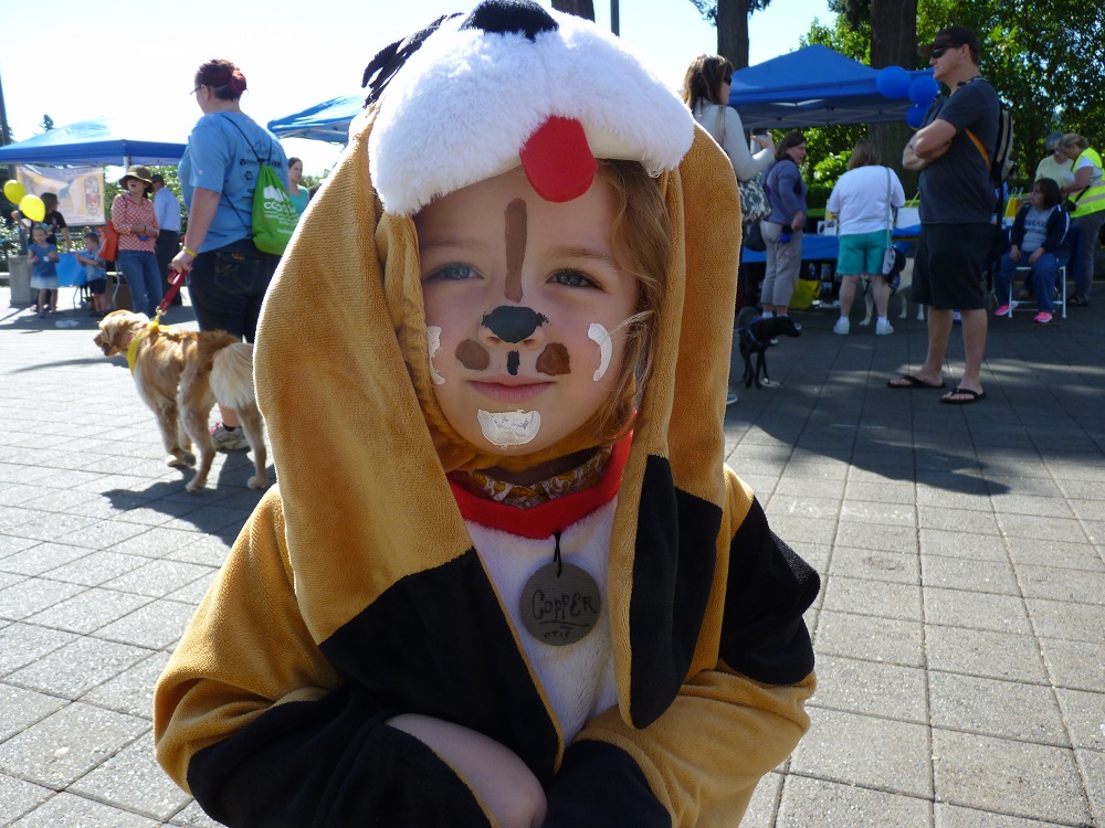 Dog Fest Walk N' Roll Girl Facepaint