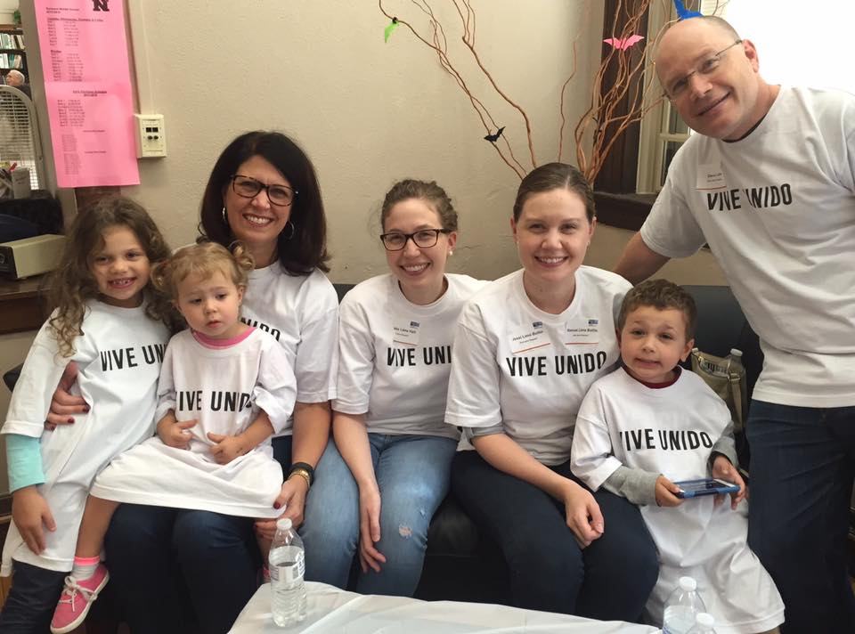 Tillie Hidalgo Lima and Family at the 2016 Hispanic Community Volunteer Day