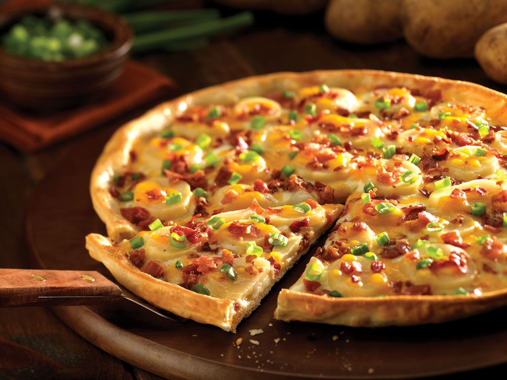 Pizza Inn celebrates National Pizza Month with the Loaded Baked Potato Pizza!