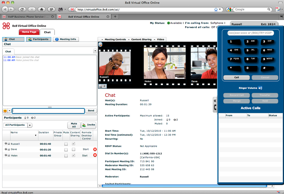 8x8 Virtual Office Solo Unified Communications