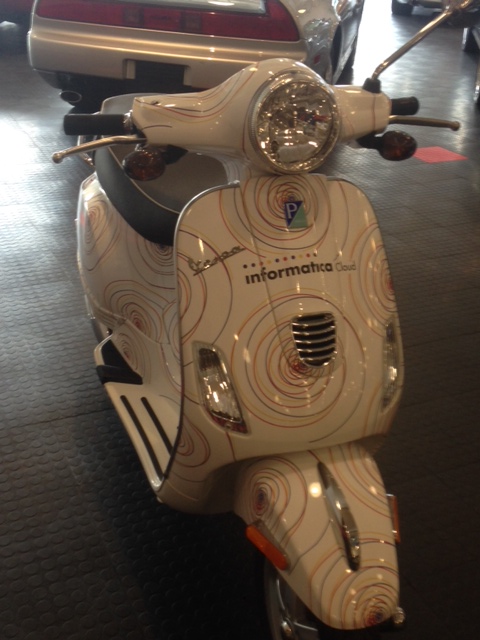 Informatica To Give Away Customized Vespa Scooter at Dreamforce 2013