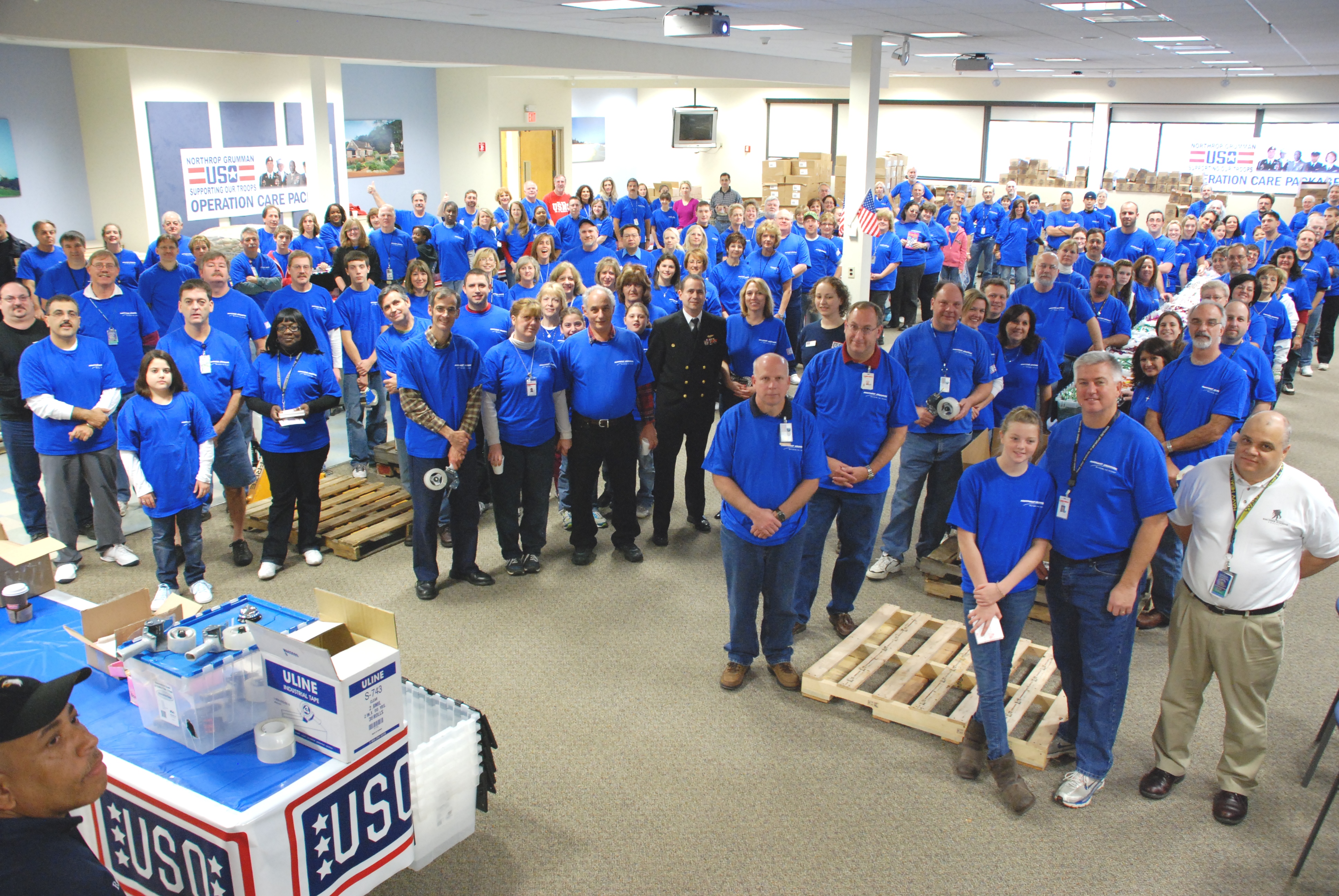 USO Care Package Stuffing Party (a)