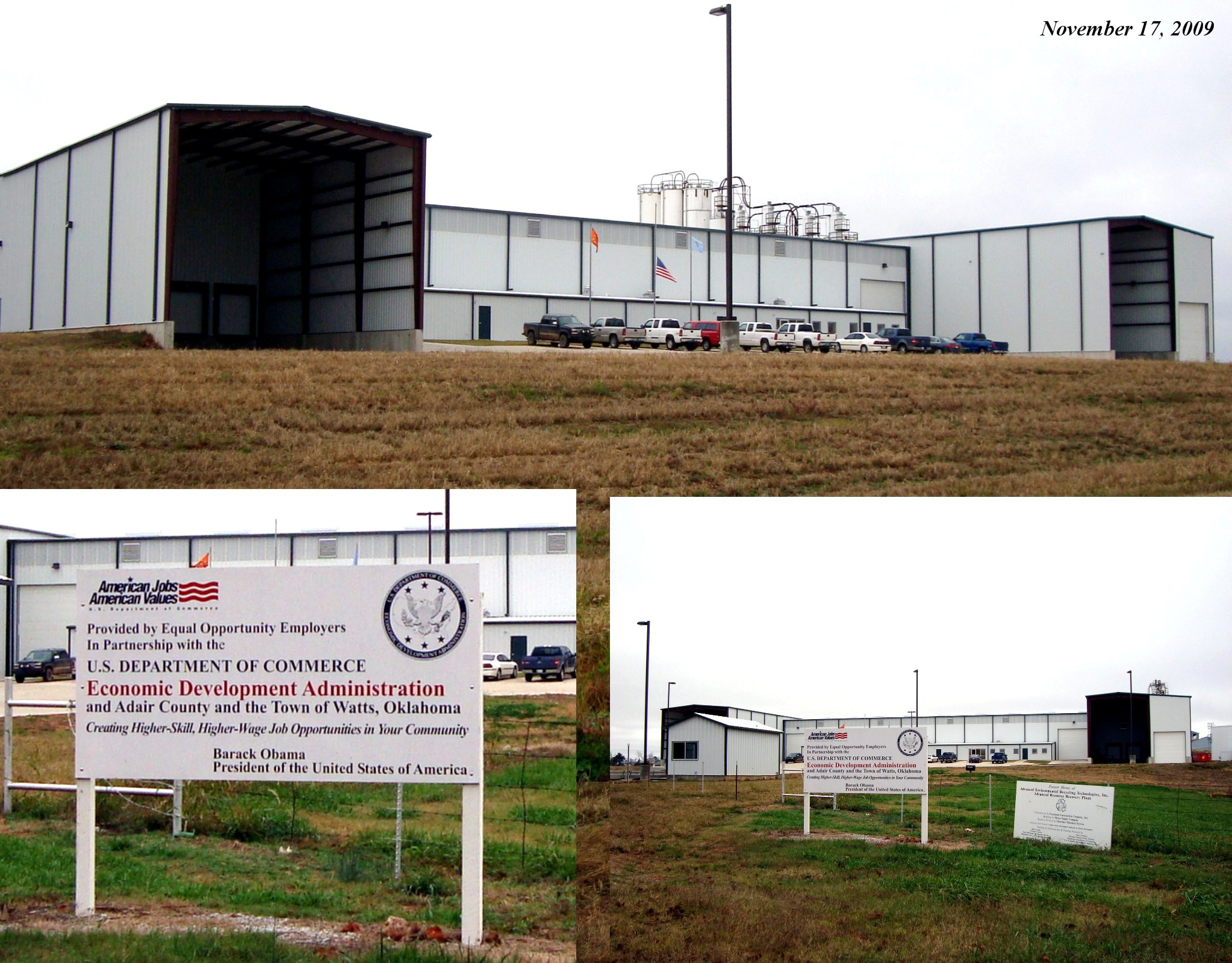 AERT's Advanced Resource Recovery Project in Watts, OK.