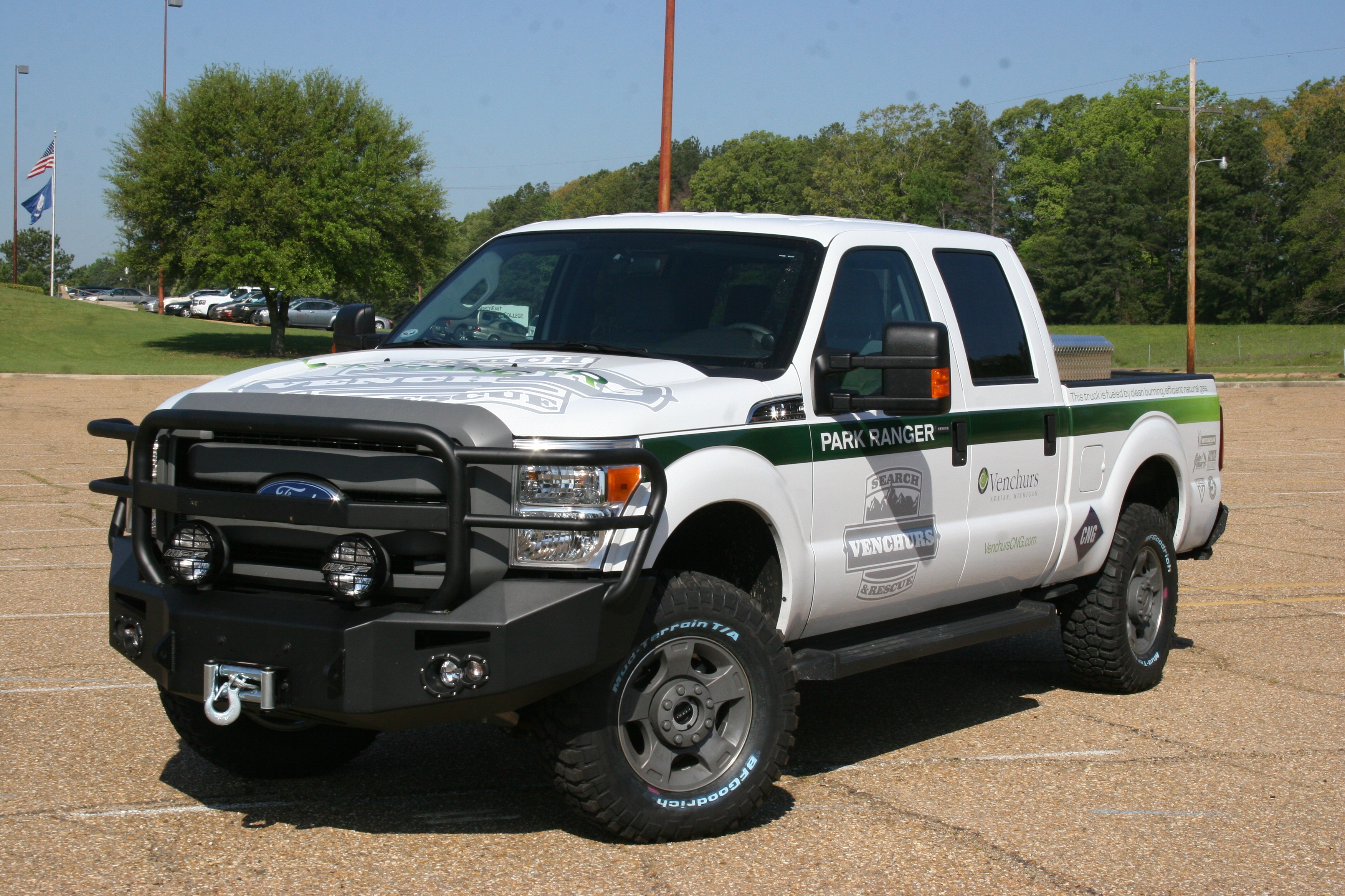 Bi-Fuel Ford F-250 truck