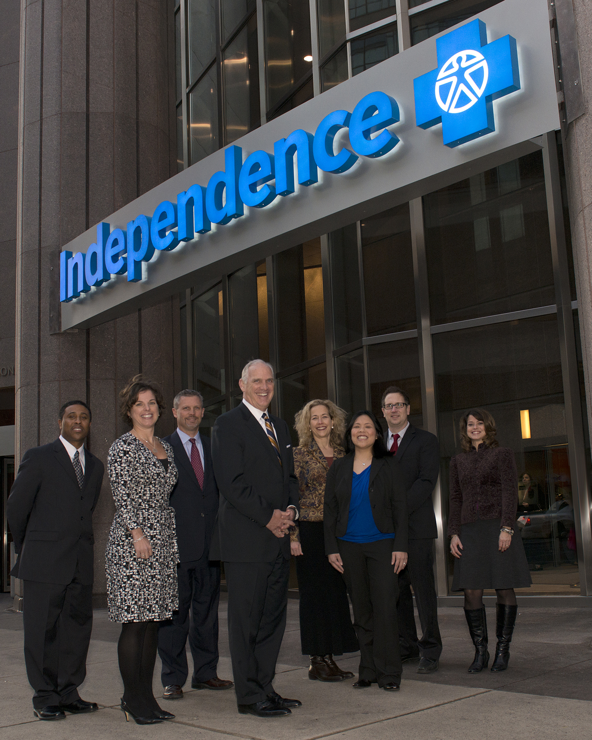 Independence Blue Cross new building signage 