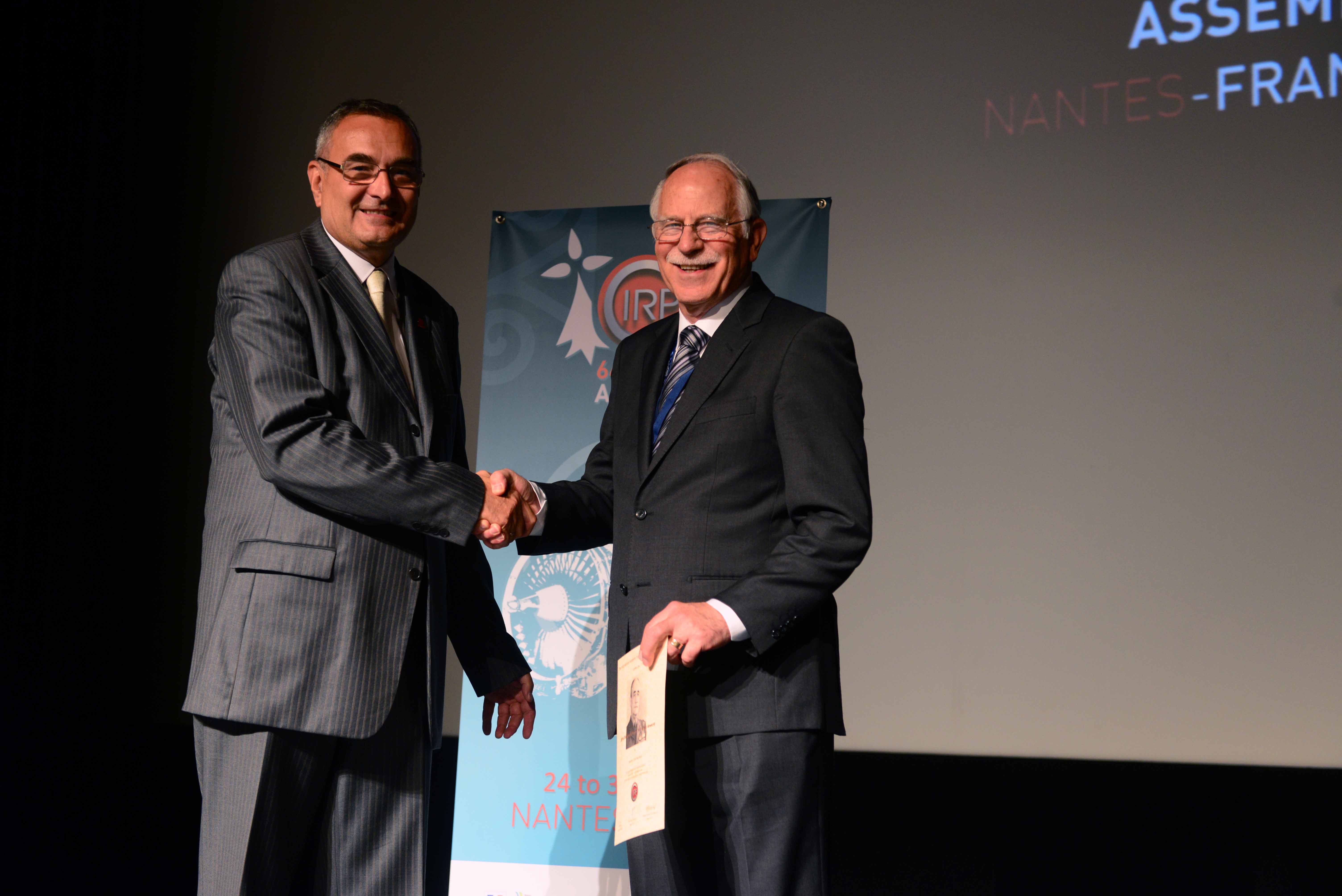 Chuck Hull, General Pierre Nicolau Award