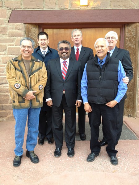 Novajo Council members with Global, Empyrean, US Fuel, FirstPoint Energy Corp.