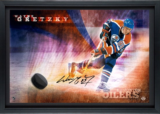 2013-Upper-Deck-Authenticated-Signed-Autographed-Memorabilia-Wayne-Gretzky-Edmonton-Oilers-Breaking-Through