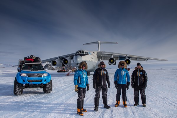 The Willis Resilience Expedition team lands in Antarctica