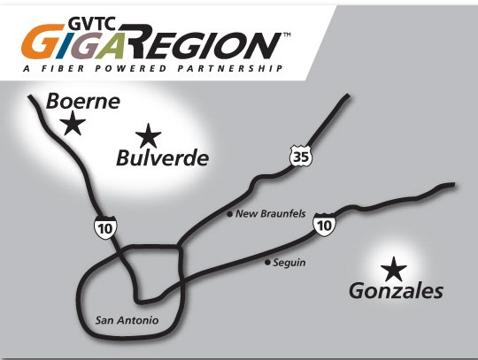 GVTC GigaRegion Map
