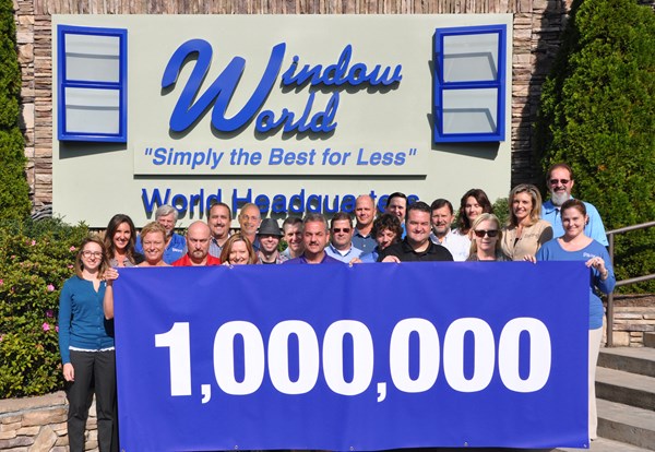 Window World 1,000,000th Window Sold 2014