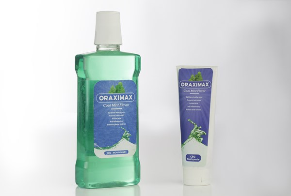AXIM Biotech ORAXIMAX(TM) Cannabigerol (CBG) Mouthwash and Toothpaste