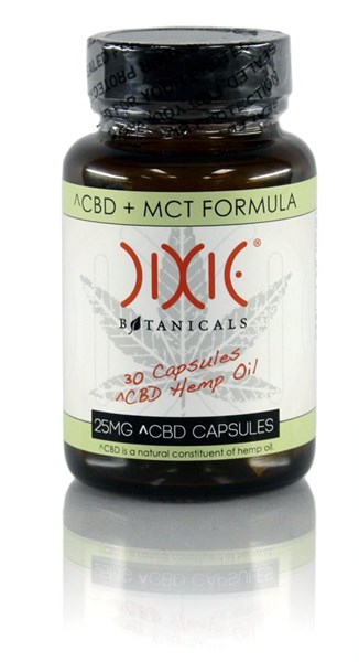 Dixie Botanicals(TM) vegan hemp CBD oil capsules