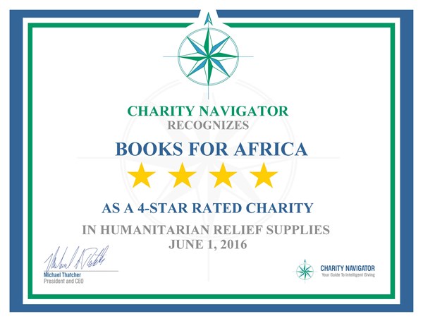 Charity Navigator Certificate
