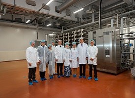 Visit of Baltic Dairy Board factory.