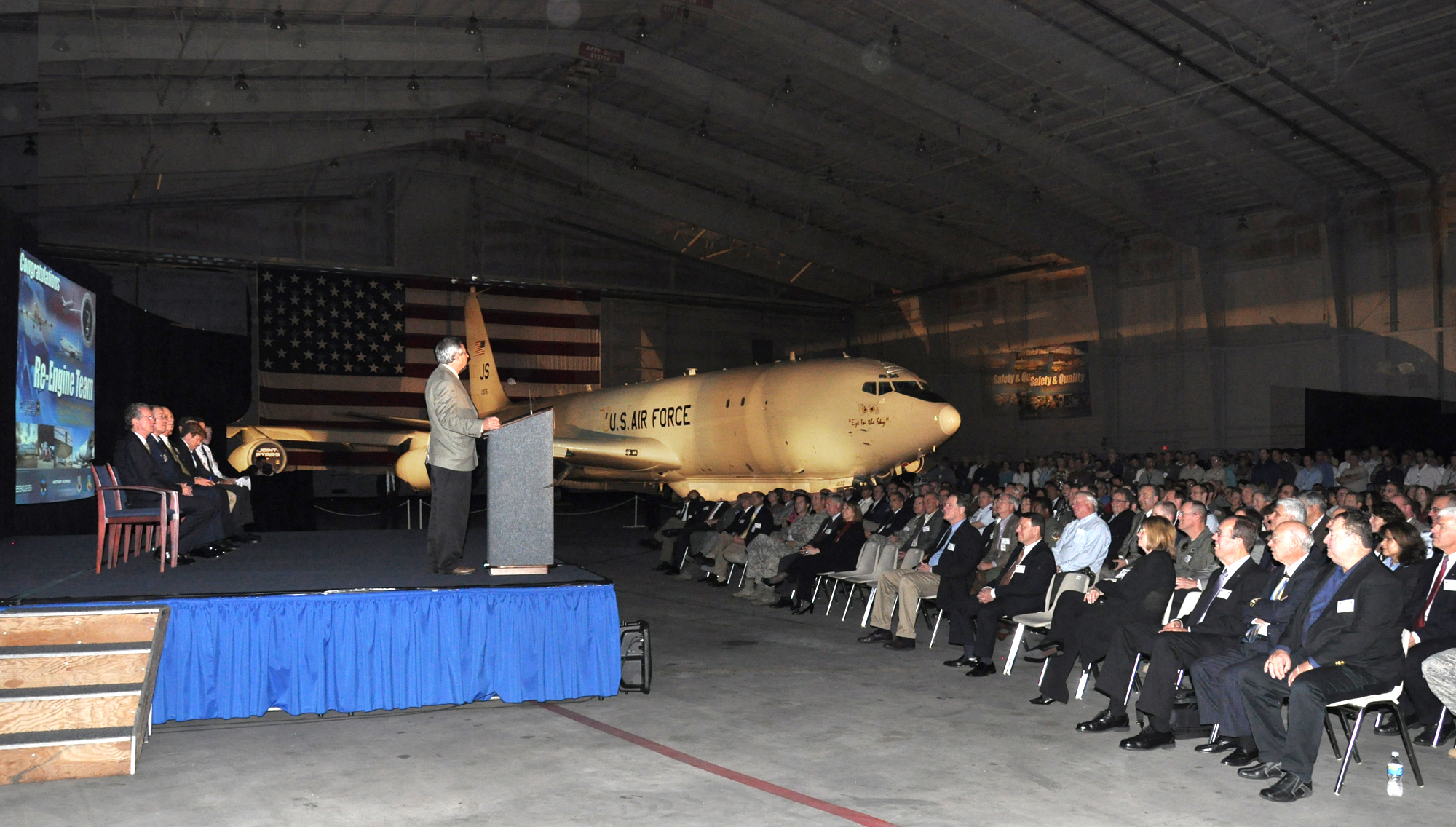 Unveiling of the U.S. Air Force's E-8C